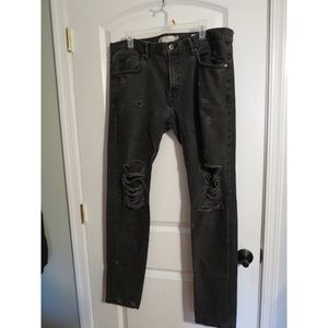 L.O.G.G by H&M Ripped Skinny Jeans Men’s Size 38